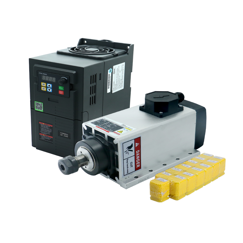 Cnc Spindle Motor - 3.5KW ER20 220V 스퀘어 플라이엣지 접합