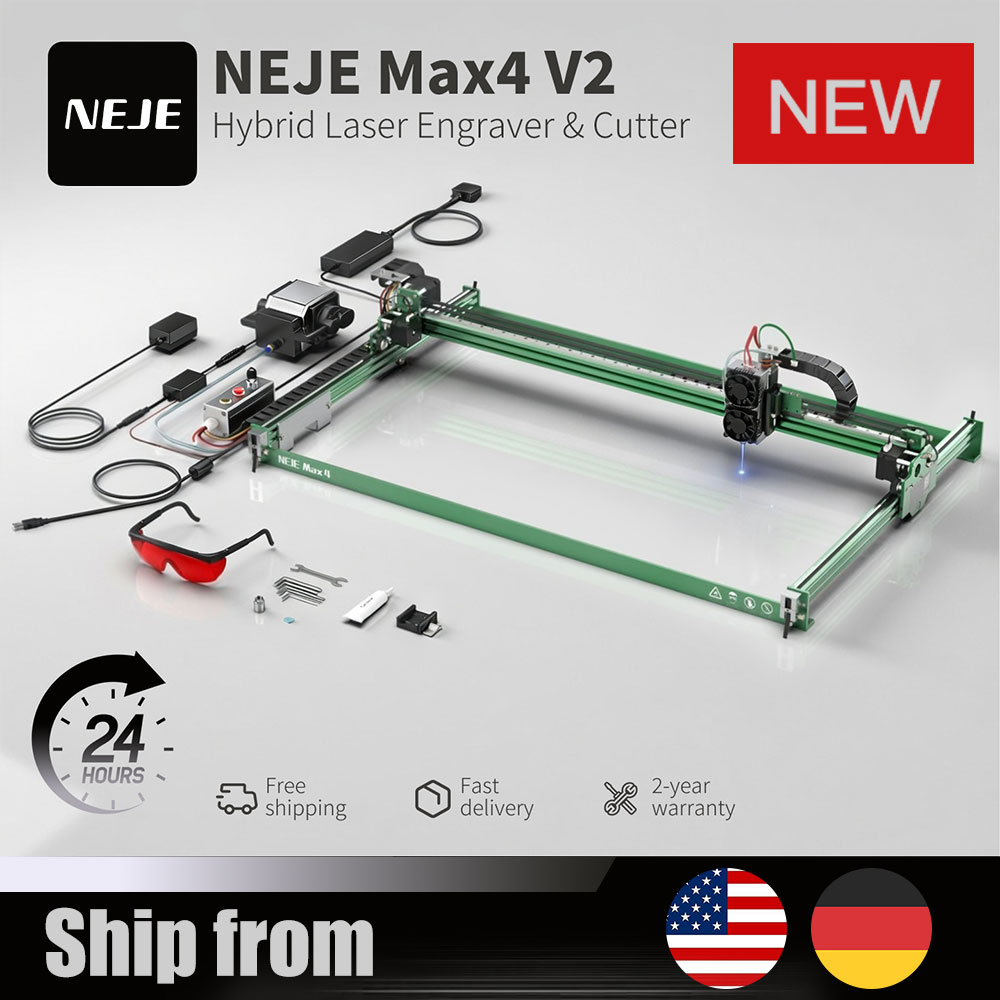 Industrial Grade Laser Engraver - NEJE Max4 V2 E80 80W 레이저
