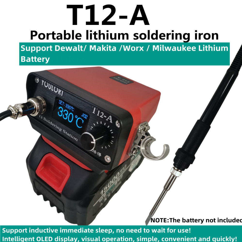 Milwaukee Drill M12 Fuel - T12-A 무선 납땜 스테이션 납땜 다리미,