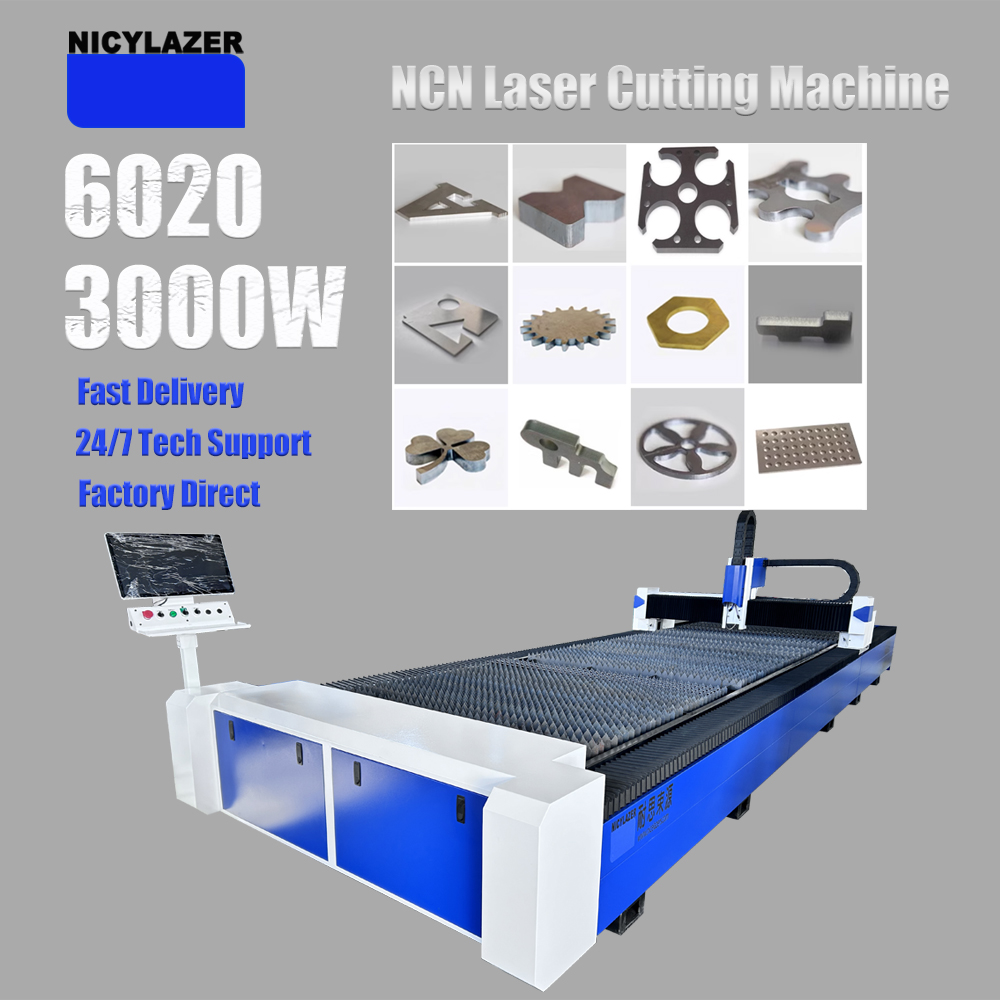 Industrial Laser Metal Cutter - CNC 3000W 6020 파이버 레이저 절단기