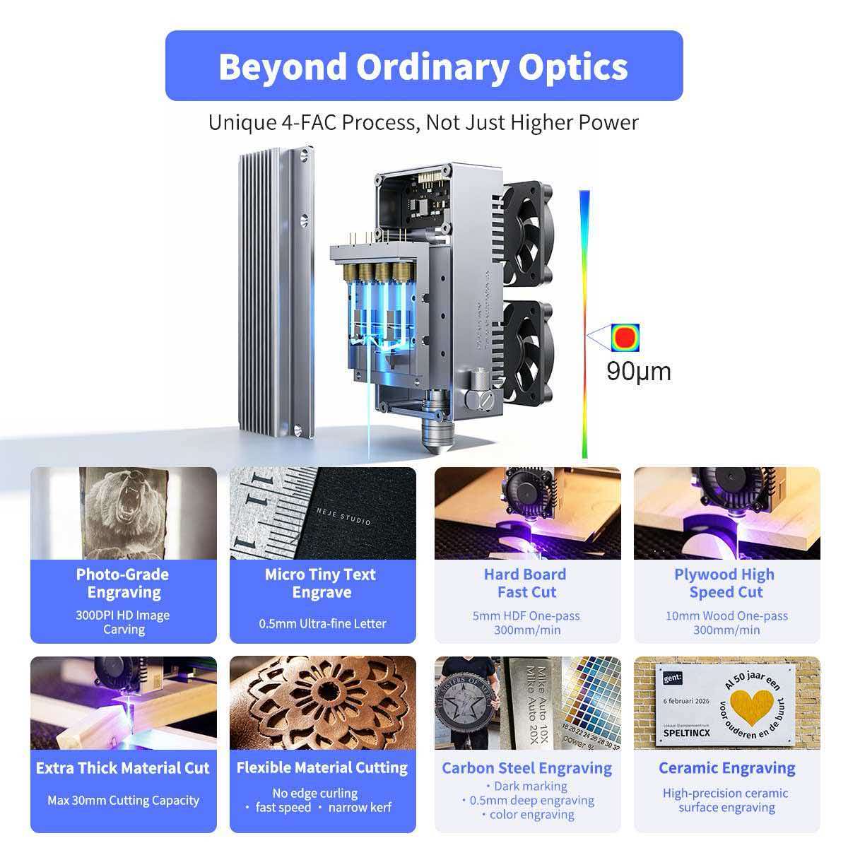 NEJE Max4 V2 E80 80W 레이저 조각기 커 - Industrial Grade Laser Engraver 리뷰 및 가격
