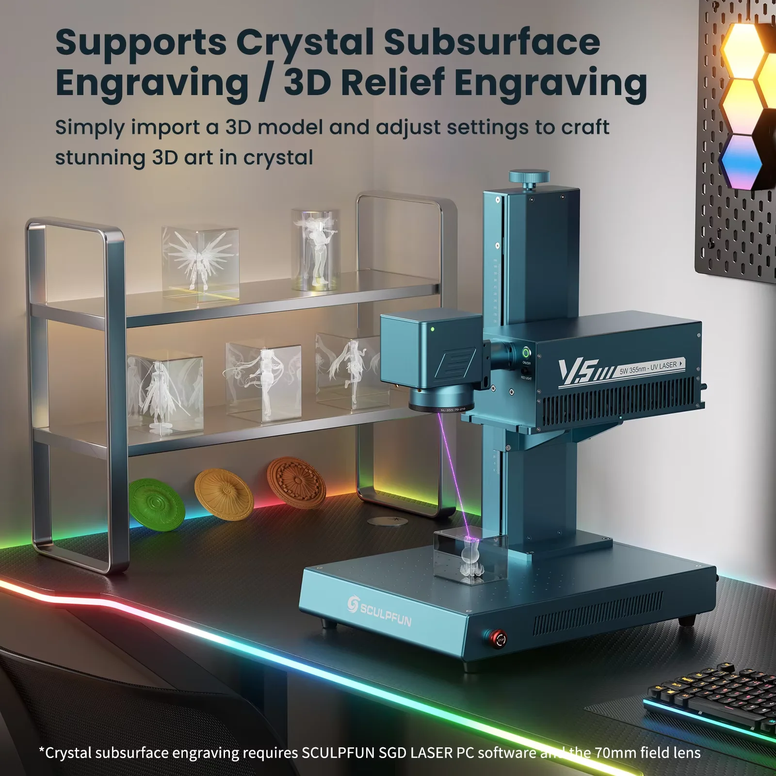 SCULPFUN V5 UV 레이저 조각기 산업용 기계, - Industrial Grade Laser Engraver 리뷰 및 가격