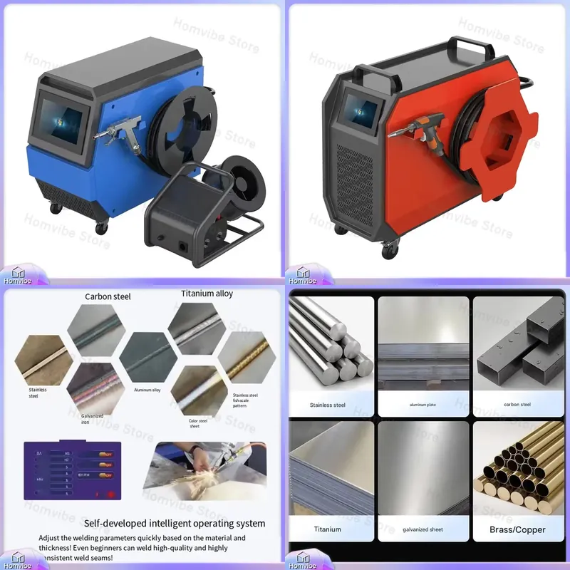 4-in-1 공냉식 레이저 용접기 휴대용 금속 용접기  - Industrial Handheld Laser Welder 리뷰 및 가격