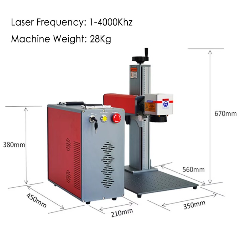 미니 스플릿 휴대용 고출력 광섬유 레이저 마커 산업용  - Industrial Grade Laser Engraver 리뷰 및 가격