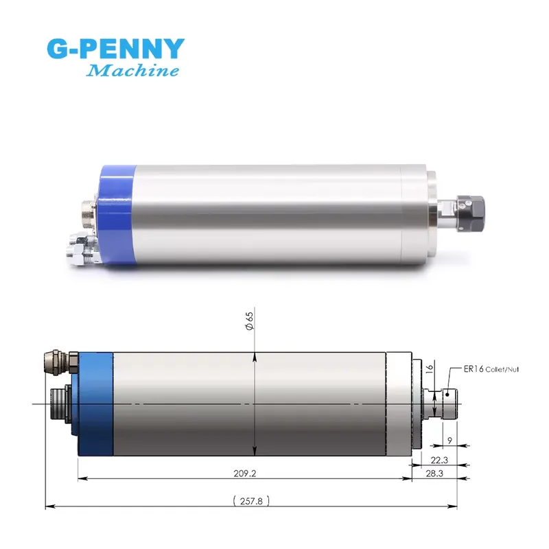 맞춤형 G-PENNY 110v/220v 1.5kw ER - Cnc Spindle Motor 리뷰 및 가격