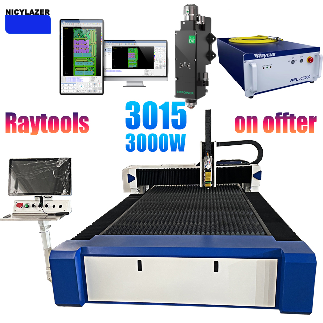 3000W 파이버 레이저 절단기 3015 작업 영역 C - Industrial Laser Metal Cutter 리뷰 및 가격